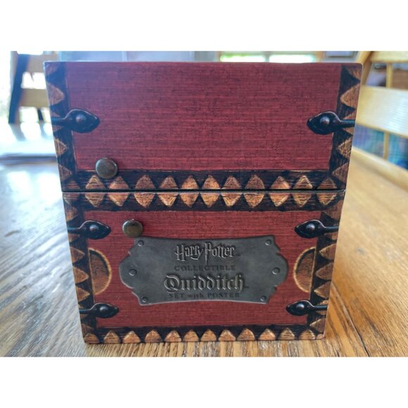 Harry Potter Quidditch Collectible Set With Poster In Decorative Chest For Wizar - Picture 5 of 7
